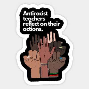 Antiracist Reflections Sticker